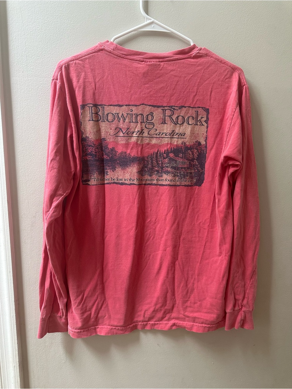 Blowing Rock Comfort Colors Long Sleeve size small